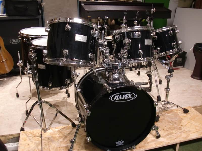 Batterie Jazz Bertrand Renaudin, Mapex Saturn Series 2002 Modified + Hardware image 1