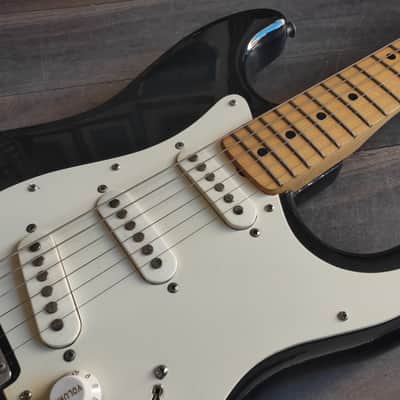 1976 Westminster Japan Stratocaster Matsumoku Electric Guitar (Black) image 4