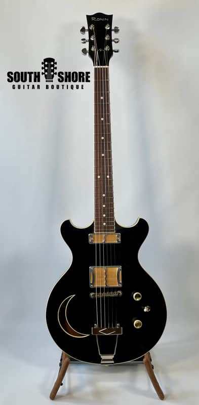 Ronin Guitars Badmoon 2021 Aged Black Relic, large neck NEW (Authorized Dealer) image 1