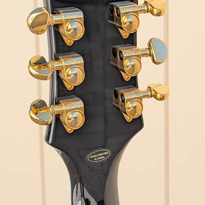 Epiphone Les Paul Custom Blackback Limited-Edition Electric Guitar Antique Ivory image 6