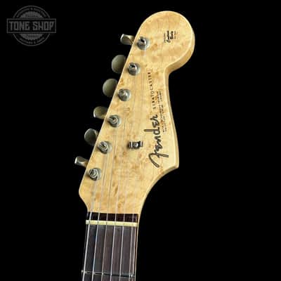 Fender Custom Shop 1963 Stratocaster Journeyman Relic Chocolate 3 Tone Sunburst AAA Maple Neck w/case CZ588787 image 5