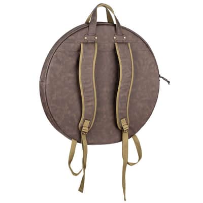 Meinl Vintage Hyde Cymbal Bag 22" Dark Brown image 5