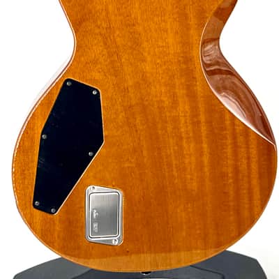 ESP ESP USA Custom Shop Eclipse with Fishman Fluence with Case - Quilted Blood Moon Serial#: U image 7