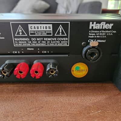 Hafler TransNova P1500 power amp, fully restored/upgraded/aligned