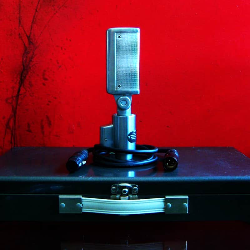 1950s Shure 330 Uniron Ribbon Microphone Silver