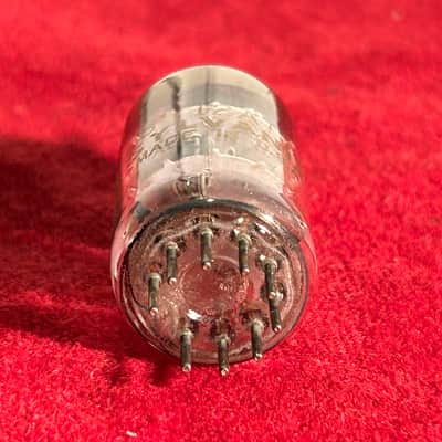 Sylvania Vintage Single 12AT7WA Amplifier Vacuum Tube 1950s image 2