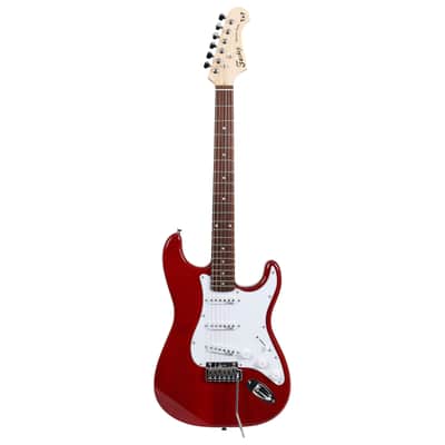 Fazley Startist Plus ST118 Transparent Red with gig bag image 1