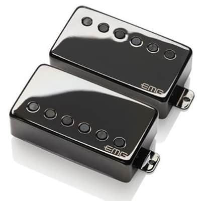 EMG JH James Hetfield Signature Guitar Pickup Set, Black Chrome image 1