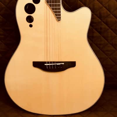 Ovation AE44-4S Applause Elite Mid-Depth Spruce Top Mahogany Neck 6-String Acoustic-Electric Guitar image 3
