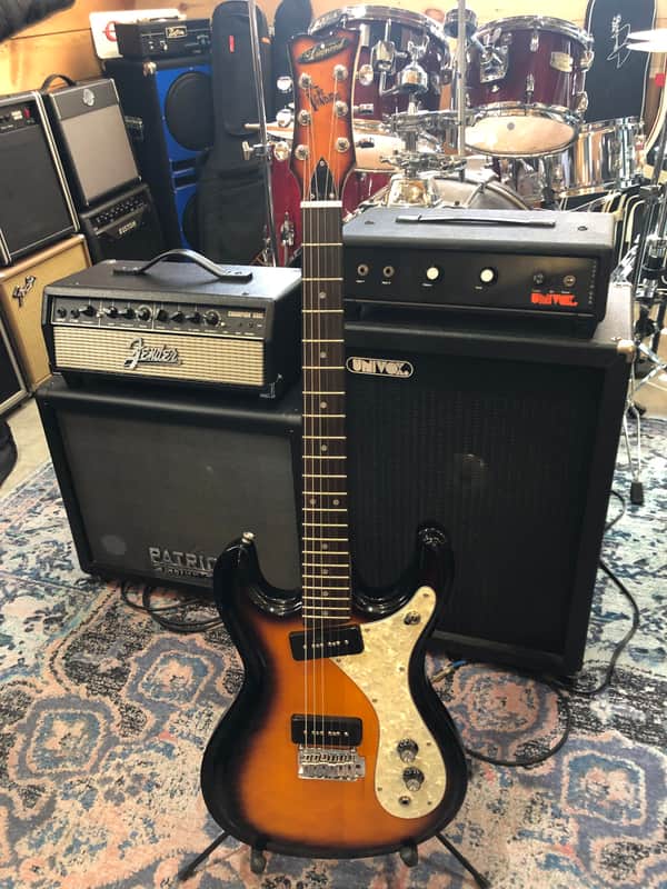 Aria Diamond - Mosrite Clone - Sunburst image 1