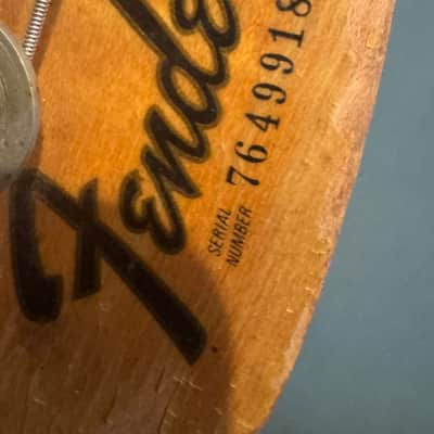 Fender Precision Bass with Maple Fretboard 1970 - 1983 - Blonde image 2