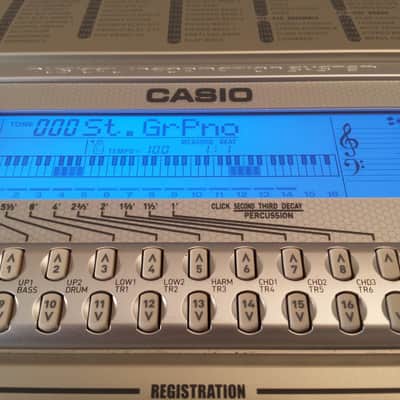 Casio WK 3800 keyboard with stand, power supply and sustain pedal image 4