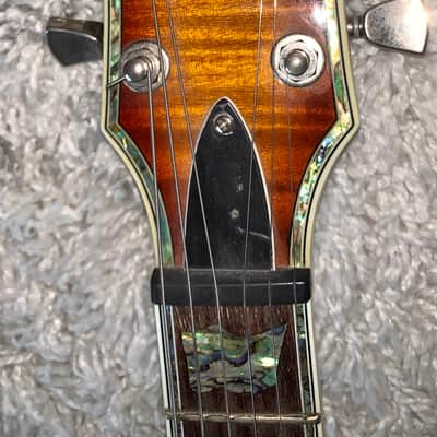 ESP LTD EC-1000 deluxe FM - Amber Sunburst Electric guitar made in Korea image 3