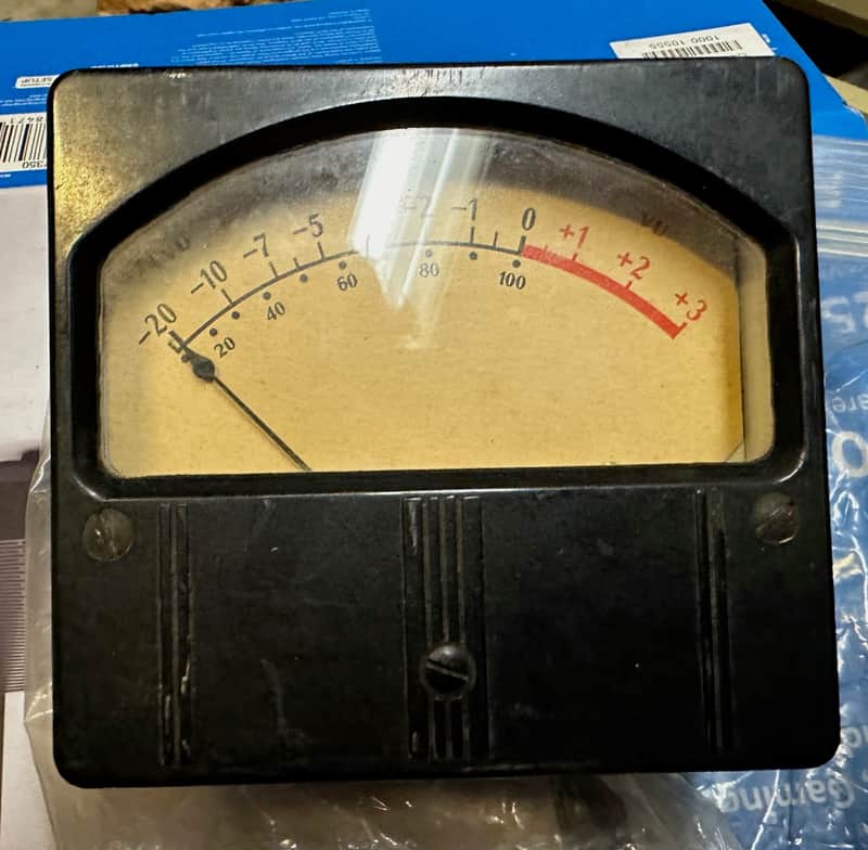 Ampex meter- 350 , 351 1950's image 1