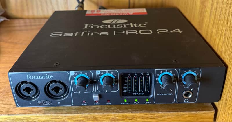 Focusrite Saffire Pro 24 Firewire / Thunderbolt Audio Interface