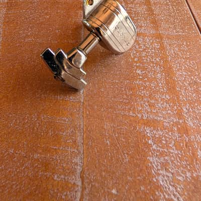 Grover Imperial Tuning Peg EBG Side Vintage 1940s Nickel Great Condition image 1