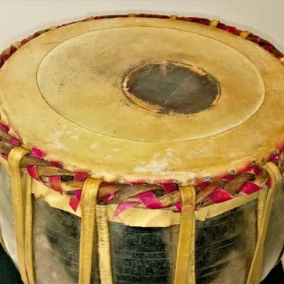 Vintage Authentic Steel Tabla Drum Dagga Bayan Made in India image 3