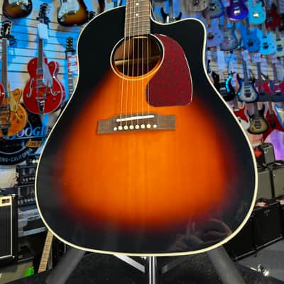 Epiphone J-45 EC Acoustic Guitar - Aged Vintage Sunburst Gloss Authorized Dealer Free Shipping! 762 FREE PLEK! image 4