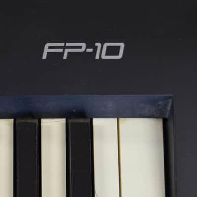 Roland FP-10 Weighted Action 88 Key Electric Piano with Stand – Used - Black image 8