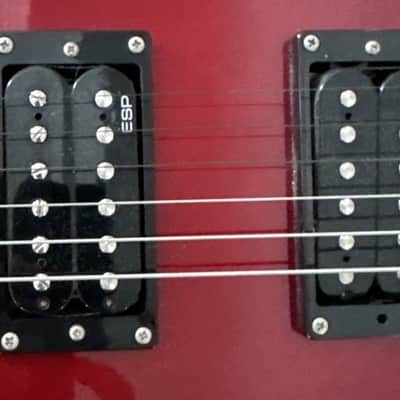 ESP LTD EC-50 Electric Guitar-Red-Open Box Demo W Blemishes/New Tweed King Case image 10