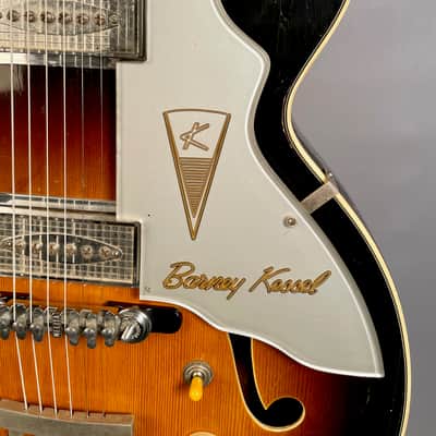 Kay K8700 Barney Kessel Jazz Special w/ Kelvinator 1959 Shaded Sunburst image 11