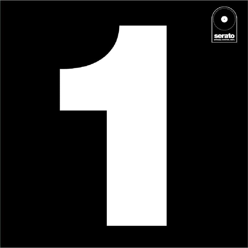 Serato Performance Series 12 inch Single Black timecode vinyl image 1