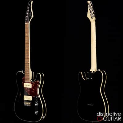 Suhr Custom Classic T Black Double Bound - Dual P90 Pups image 6