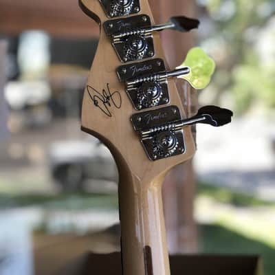 2025 Fender MIM Geddy Lee Jazz Bass Gloss Black image 10