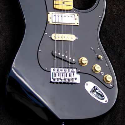 Custom Shop Mahogany 7-Sound Strat+Black Matte Guard+All Maple Neck+Working BridgeTone+Lollar Bridge Tele PU+Treble Bleed Circuit+Matched Custom Neck and Middle Pickups w/Dual Action Truss Rod+Vintage Kluson Style Tuners+Leveled, Crowned+Polished Frets! image 8
