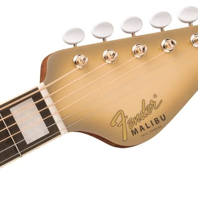 FENDER - Limited Edition California Vintage Malibu with Case  Antigua Pickguard  Antigua - 0971022388 image 5