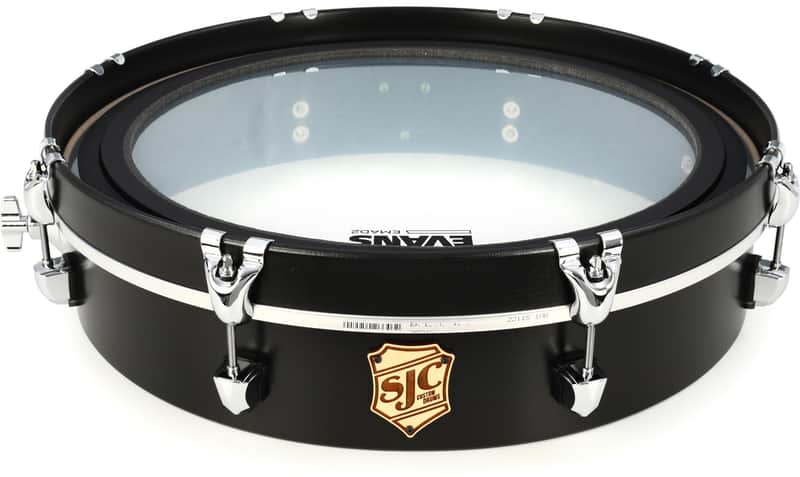 SJC Custom Drums Tour Series UFO Drum - 4 x 20 inch - Matte Black image 1