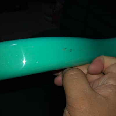 Seafoam Green bass guitar body image 5