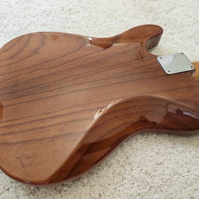 Loaded Fender Warmoth Telecaster tele body Esquire Nashville HSS roasted swamp ash walnut finish tune-o-matic image 9