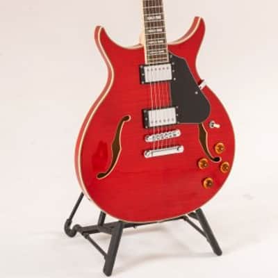 Washburn SH35TR Wing Series Semi Hollow Electric Guitar. Trans Red image 3
