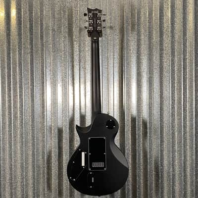 ESP LTD EC-1000 ET Evertune Bold Binding Black Guitar & Case #0622 Used image 8