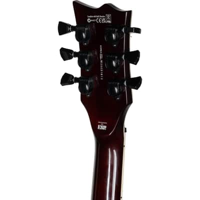 ESP EC-1000 Evertune Electric Guitar - Dark Brown Sunburst image 7