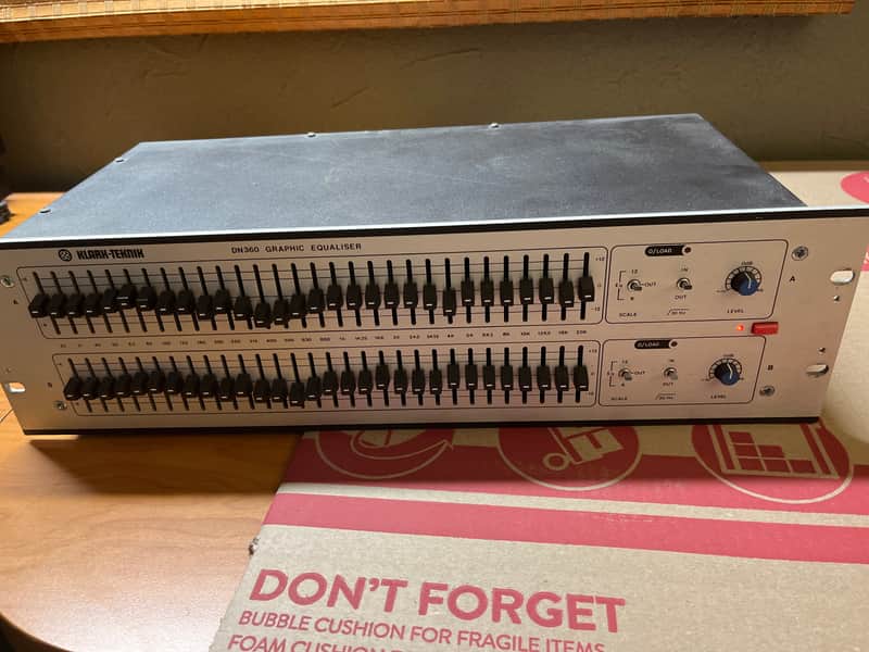 Klark Teknik DN360 2-Channel 30-Band Graphic EQ 2010s - Silver image 1