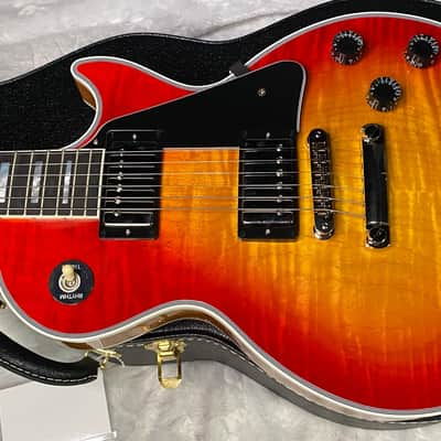 NEW! Gibson Dealer Select Custom Shop Les Paul Custom AAA Figured Top - Heritage Cherry Sunburst - Authorized Dealer - 8.8 lbs - G07452 image 9