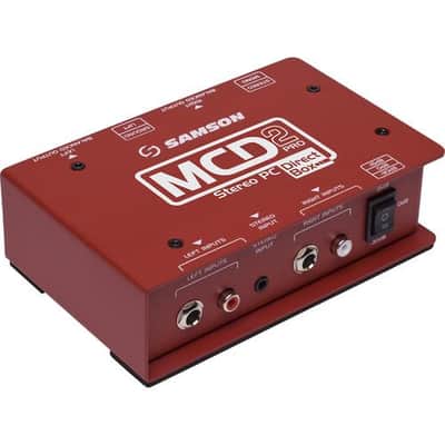 Samson MCD2 PRO Stereo Passive PC Direct Box image 2