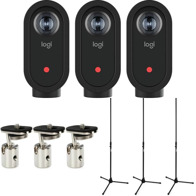 Logitech Mevo Start Camera with Stands and Adapters Kit image 1