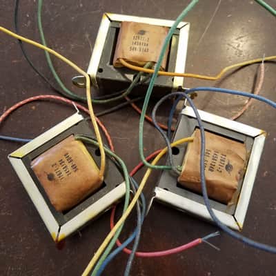 Triwek 12671-2 5k into 8 Ohms 145A134R Voice of Music Vintage Output Transformer OT 11 Watt Tested 625:1 135:1 400:1 Tube Amp Audio 1959-1963 image 1