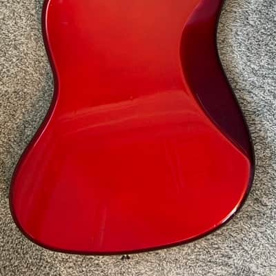 Fender Jaguar MIJ 1996 - Candy Apple Red - 50th Anniversary Edition - Made in Japan image 2