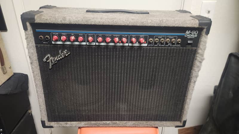 Fender M-80 Chorus Solid State Guitar Amplifier Combo Amp image 1