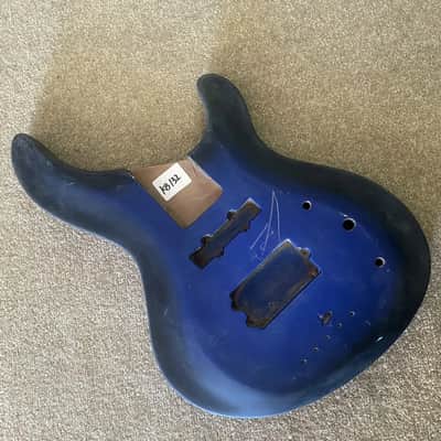 Blue Burst 4/6 String Electric Bass Guitar Body image 1