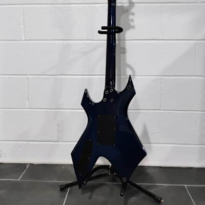 B.C. Rich Warlock 90s-00s - Green-Blue burst image 5