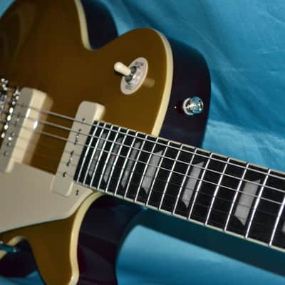 Epiphone 1956 Les Paul Standard Gold Top Pro with P-90 Pro Pickups Bild 3