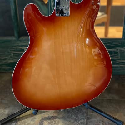 Squier Affinity Starcaster Deluxe HH Semi-Hollow Electric Guitar Sienna Sunburst image 16