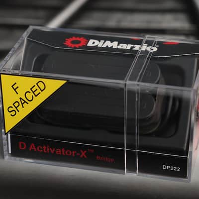 DiMarzio DP222BK D Activator-X Bridge Humbucker - Black / Standard Spacing image 1