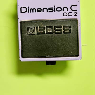 Vintage 1986 Boss DC-2 Dimension C (Blue Label) - Made in Japan - Excellent Condition with Custom Display Box image 3