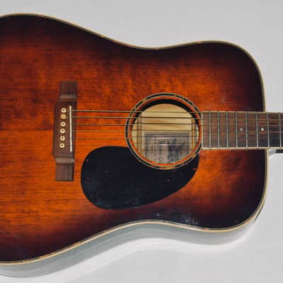 Alvarez Acoustic 5020 Sunburst Made in Japan Low Action 1980 image 1